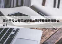 国内李俊山做区块链是公司[李俊是币圈什么人]